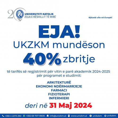 tarifa 40% zbritje